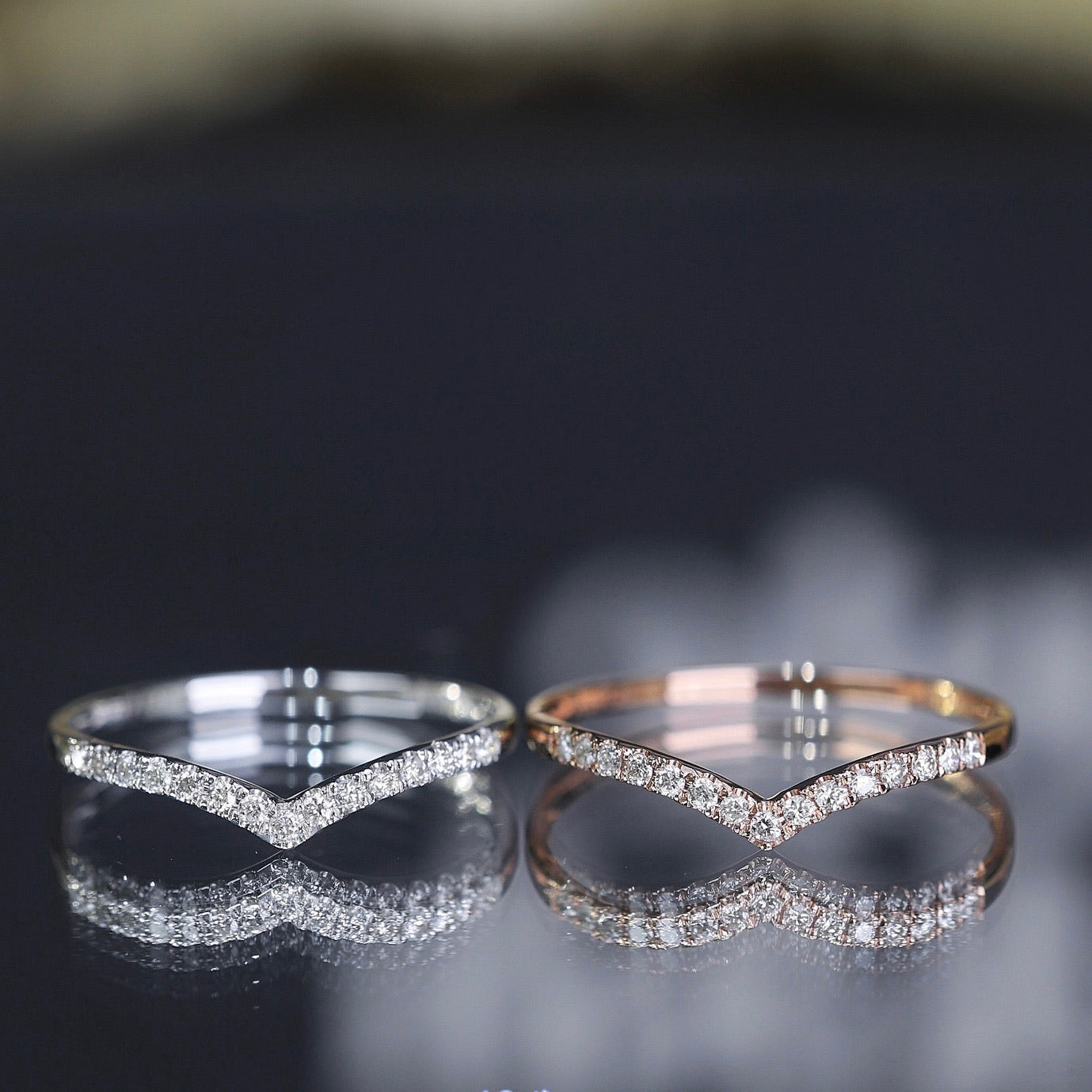 《GLITZY皇牌》天然鑽石線戒 Eternity Ring