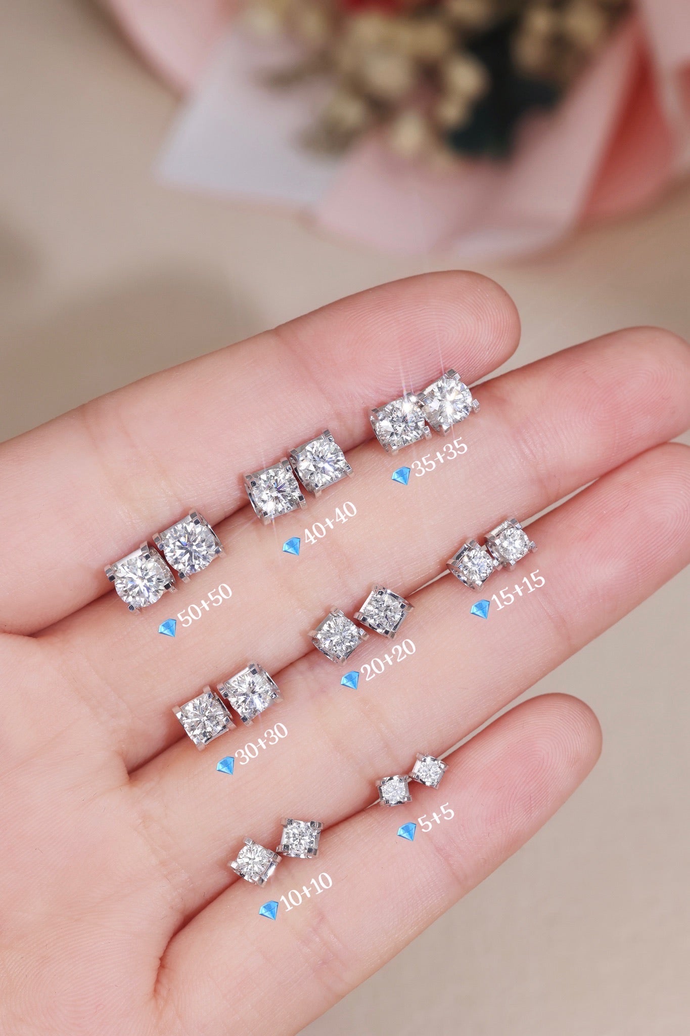 《Glitzy皇牌》人氣鑽石耳釘