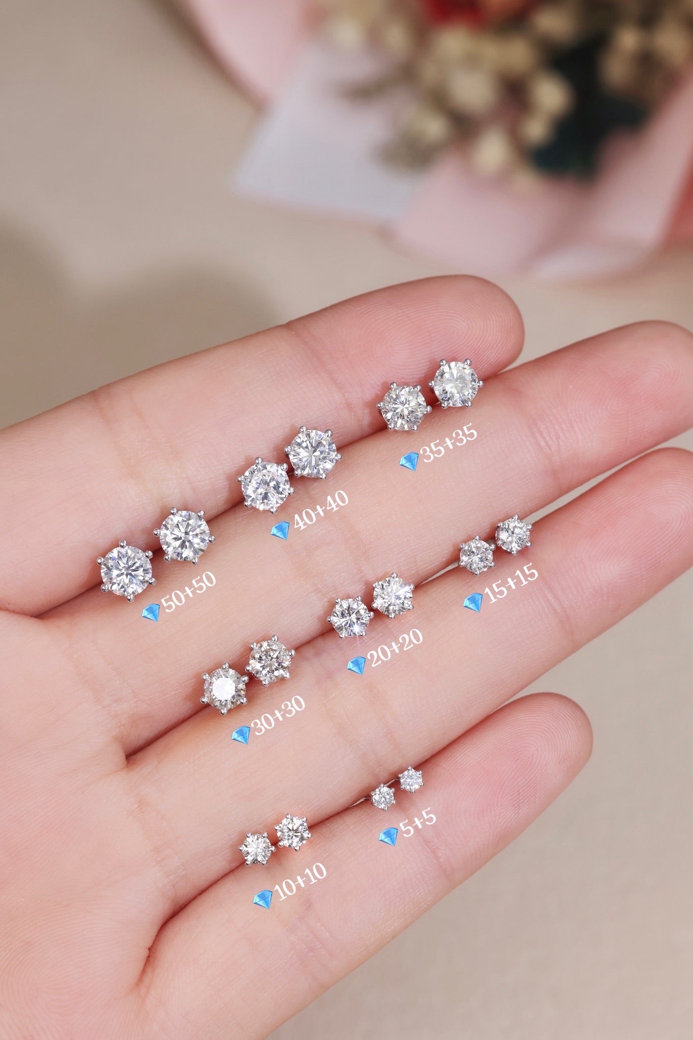 《Glitzy皇牌》人氣鑽石耳釘
