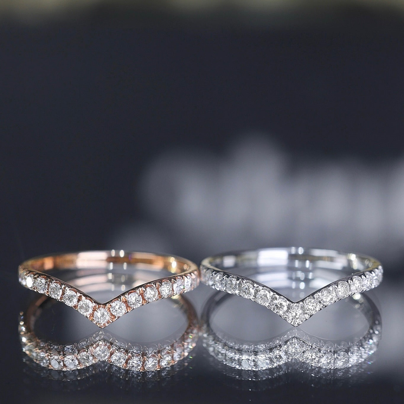 《GLITZY皇牌》天然鑽石線戒 Eternity Ring