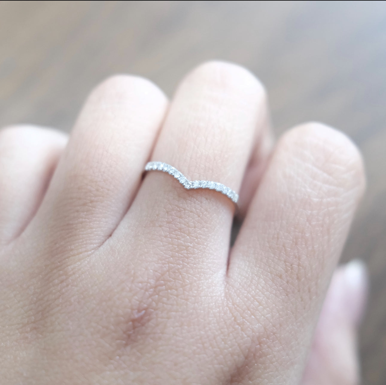 《GLITZY皇牌》天然鑽石線戒 Eternity Ring