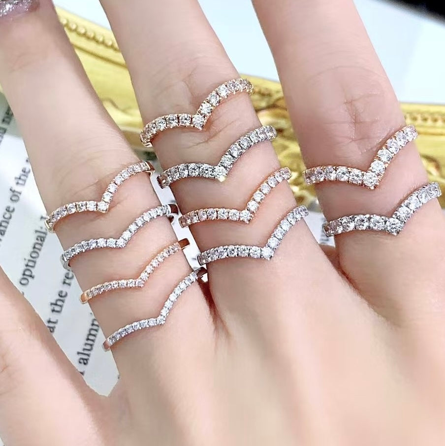 《GLITZY皇牌》天然鑽石線戒 Eternity Ring