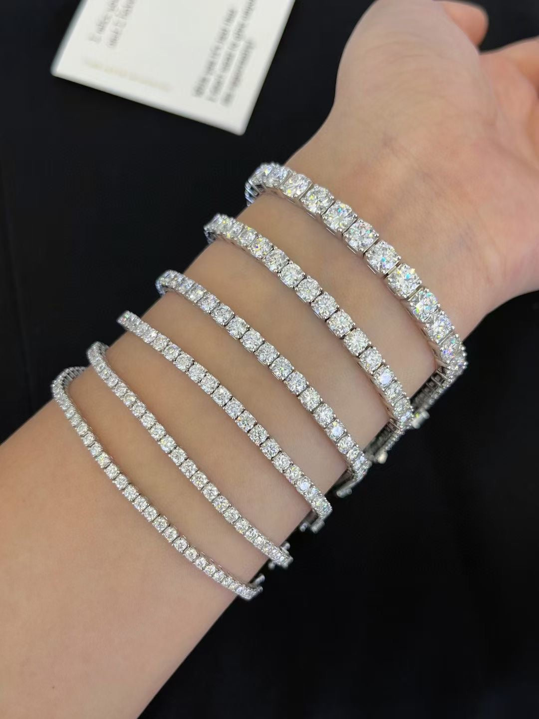 培育鑽石 滿鑽Tennis Bracelet